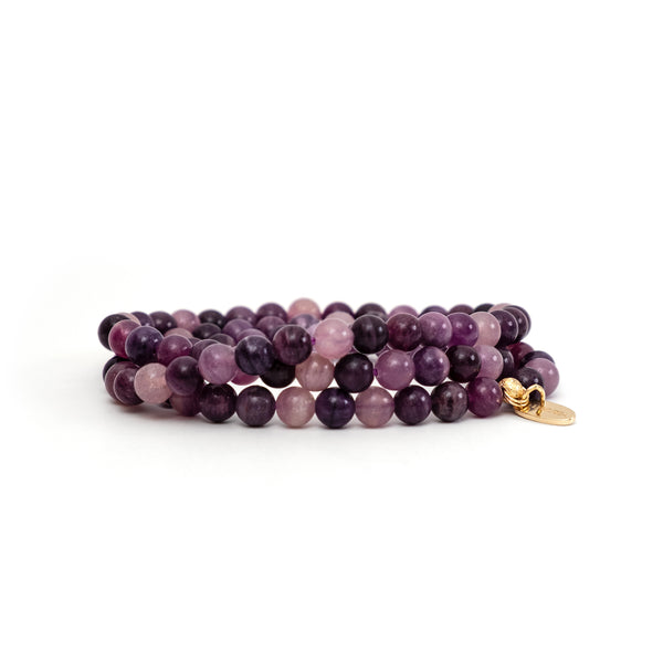 Lemurea Amara Vortex Natural Purple Fluorite Bracelet