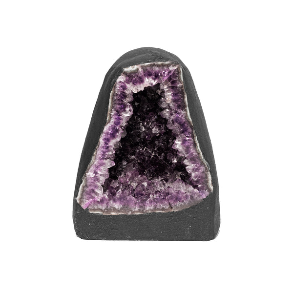 Natural Purple Amethyst Quartz Crystal Cluster Geode