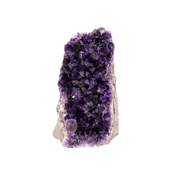 Lemurea Natural Purple Amethyst Quartz Crystal Cluster Geode