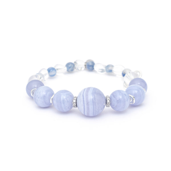 Lemurea September Birthstone Gift Box – Blue Lace Agate