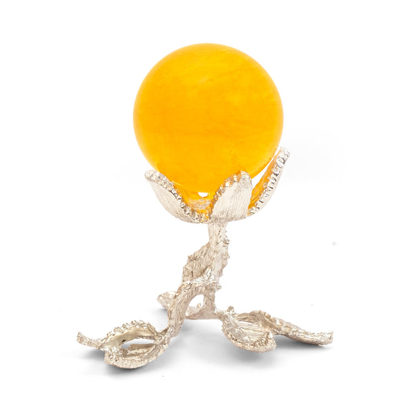 Lemurea Yellow Fluorite Sphere